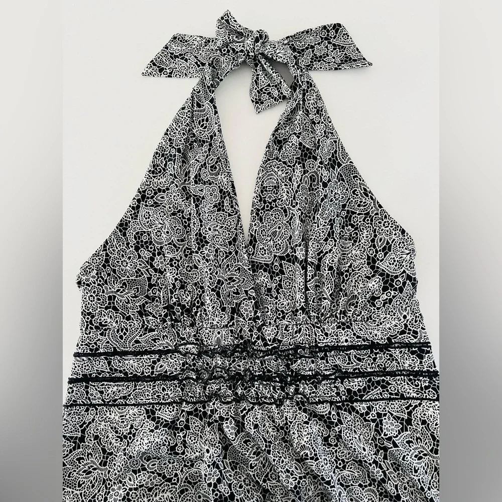 Vintage BCBG Max Azria Halter Dress - Picture 1 of 8